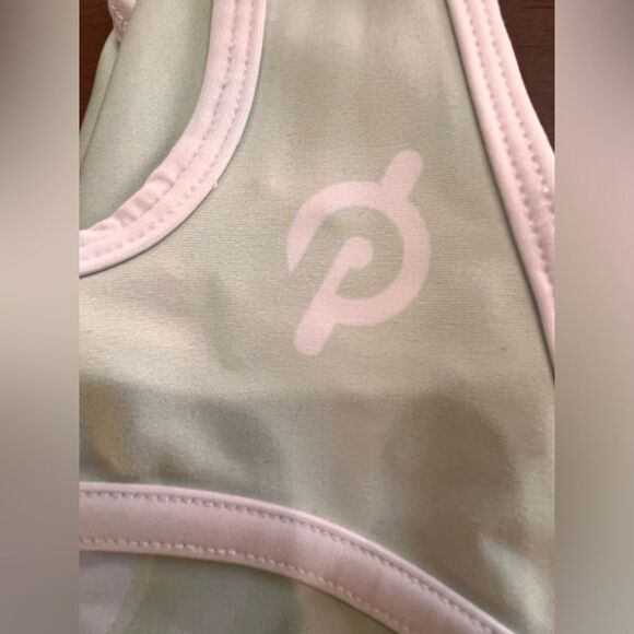 Peloton Cadent Racerback Sports Bra Activewear Gym Running pistachio Green Sz L - Picture 7 of 7